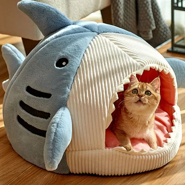 Purrfect Shark Bed for Cats